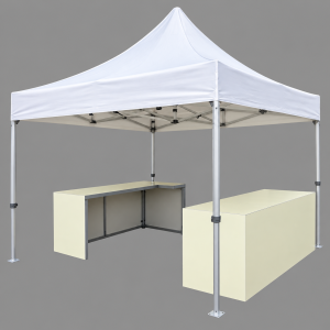Stand pliant 3x3m + 3 parois amovibles
