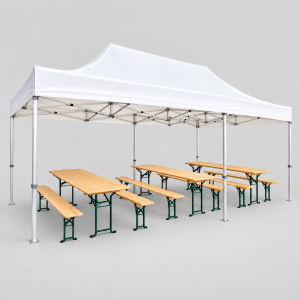 Stand pliant 6x3m 3 parois amovibles