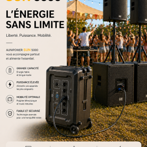 AUNIPOWER SUN - Power Station - Batterie Portable