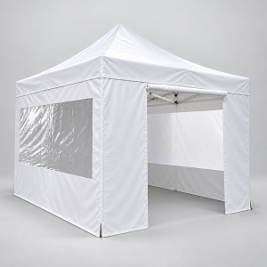 Stand pliant 4x4m 4 parois amovibles et fenêtres